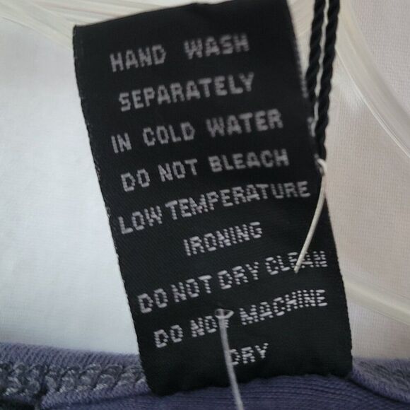 NEW Nikky Collection Large Top Beaded Rhinestones Abstract long slv Cotton NWT - Picture 9 of 11